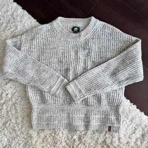 Roots Light Grey Knit Sweater
